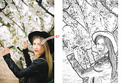 (50% off) Sketch Oil Paint Action, an Action Add-On by Linspace (Thumbnail 9 of 10)
