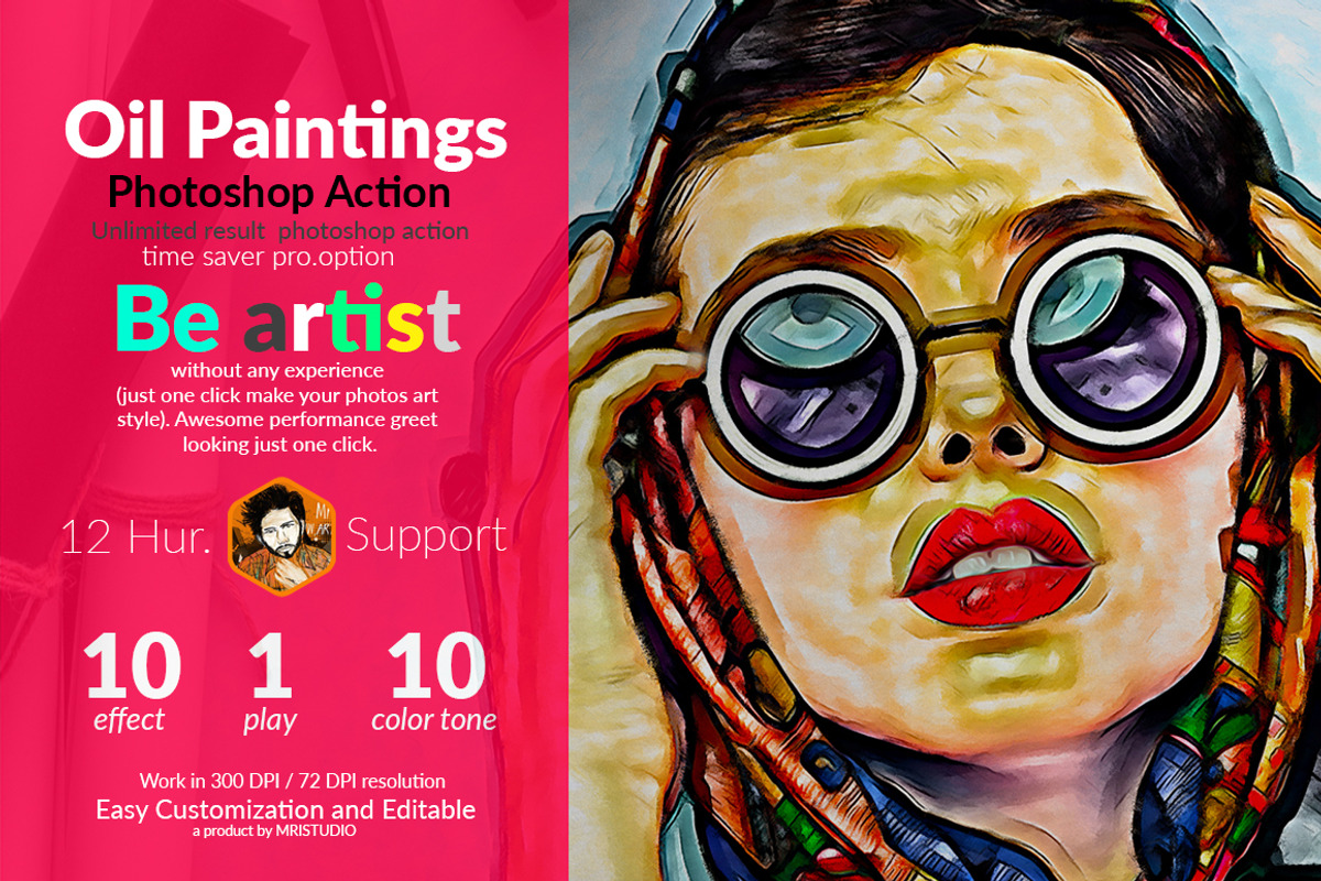 Oil Paintings, an Action Add-On by MRI STUDIO (Photo 11 of 11)