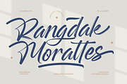 Rangdak Morattes Bold Brush Type, a Script Font by Letterena Studios Script (Thumbnail 1 of 20)