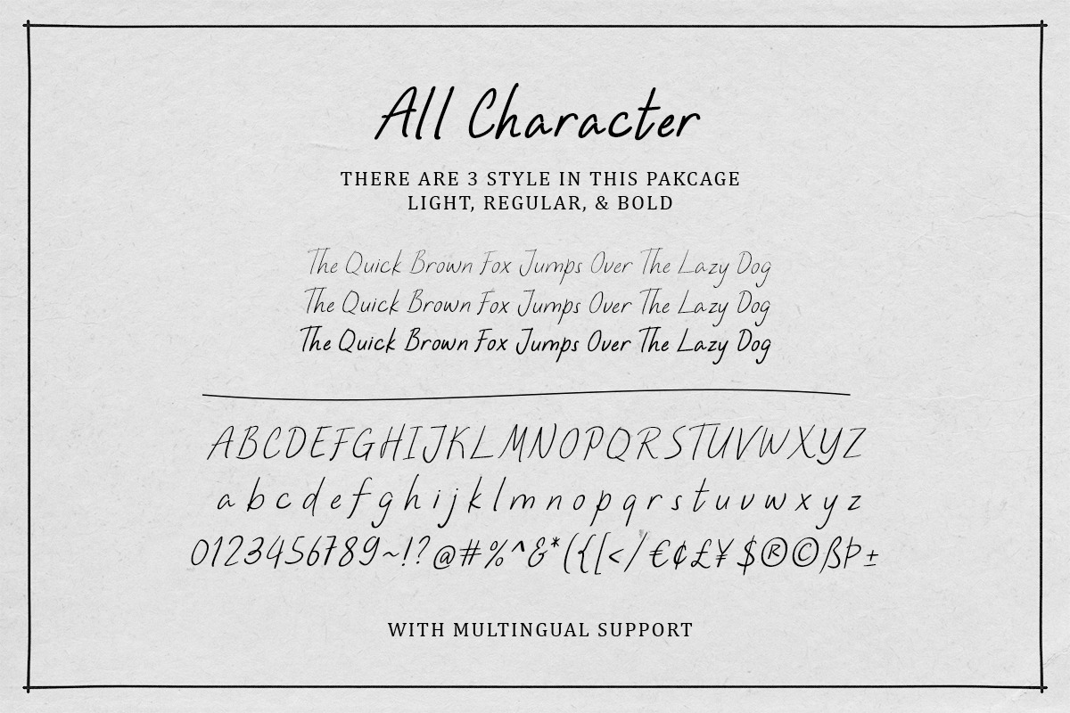 Sound of Letter - Handwritten Fonts, a Handwritten Font by Bale Type (Photo 9 of 9)