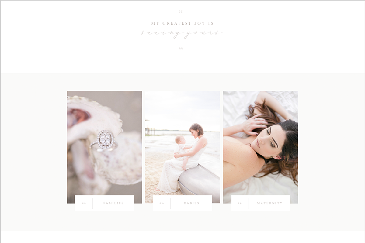 Belle Mère Prophoto 7 Template, a Websites & App Template by Red Met Yellow Creative (Photo 6 of 23)