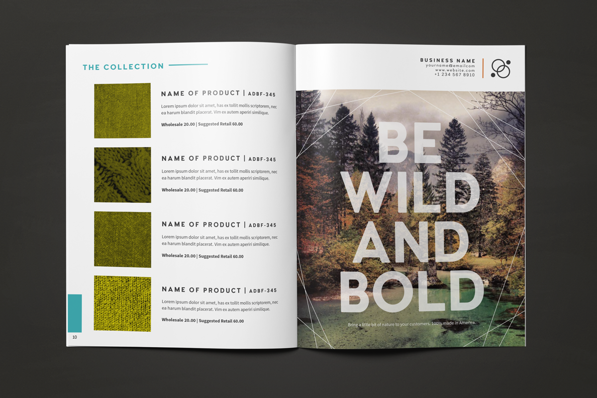 Wanderlust Line Sheet + Order Form, a Brochure Template by Hues of Hodges (Photo 6 of 7)