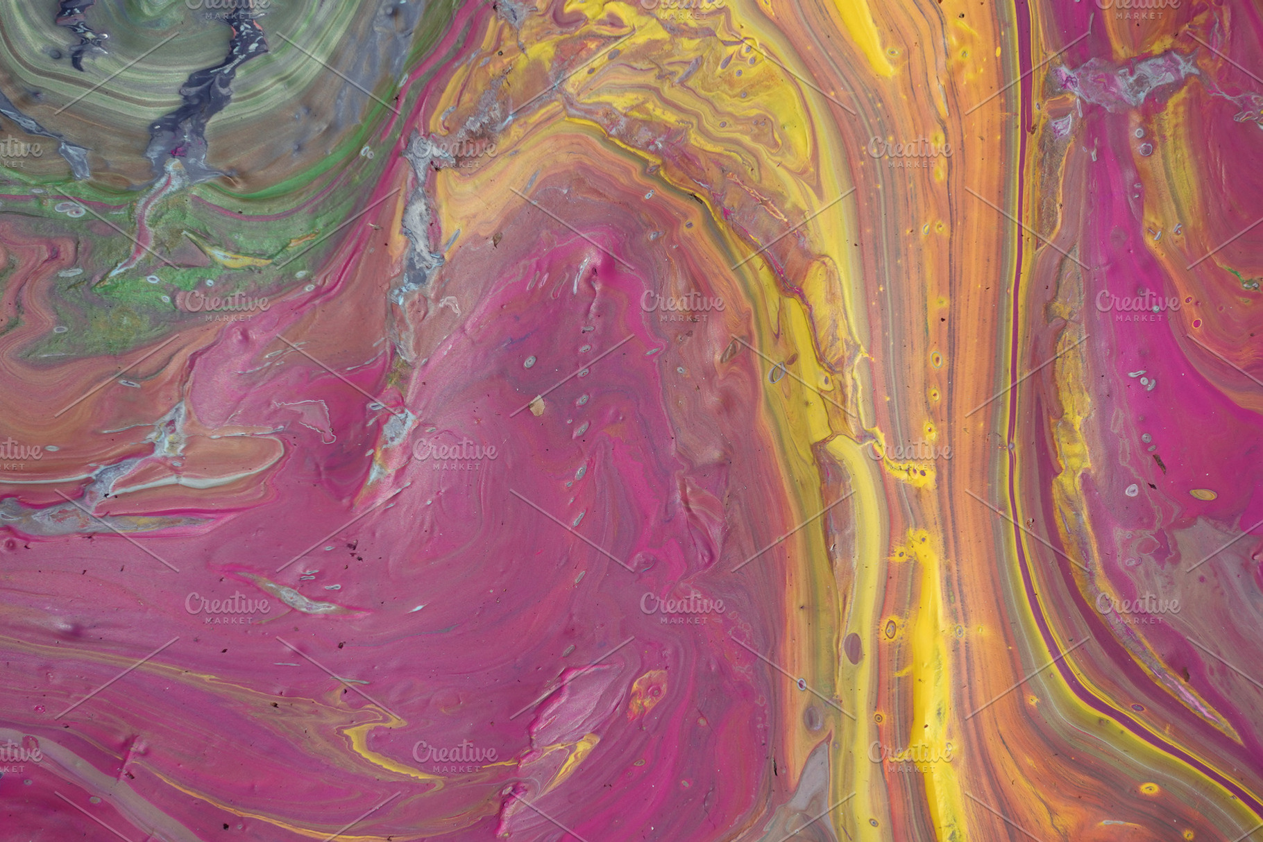 paint colors abstract marbled effect, an Arts & Entertainment Photo by sirylok