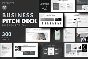 Business Pitch Deck Keynote