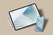 Tablet & Phone Mockup, a Device Mockup by lamorastudio (Thumbnail 8 of 8)