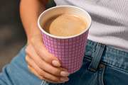 Takeaway Paper Coffee Cup Mockup, a Cups & Container Mockup by The Rose Project (Thumbnail 3 of 3)