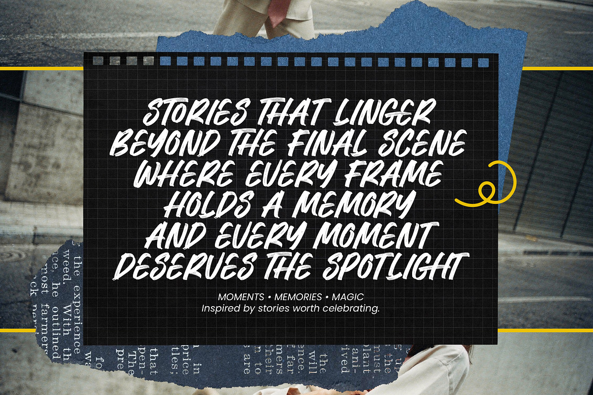 Hawke Lux Brush Display Handwritten, a Script Font by Letterena Studios Script (Photo 8 of 10)
