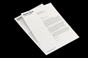 CV/Resume & Cover Letter Template_05, a Resume Template by Akreatipe (Thumbnail 1 of 4)