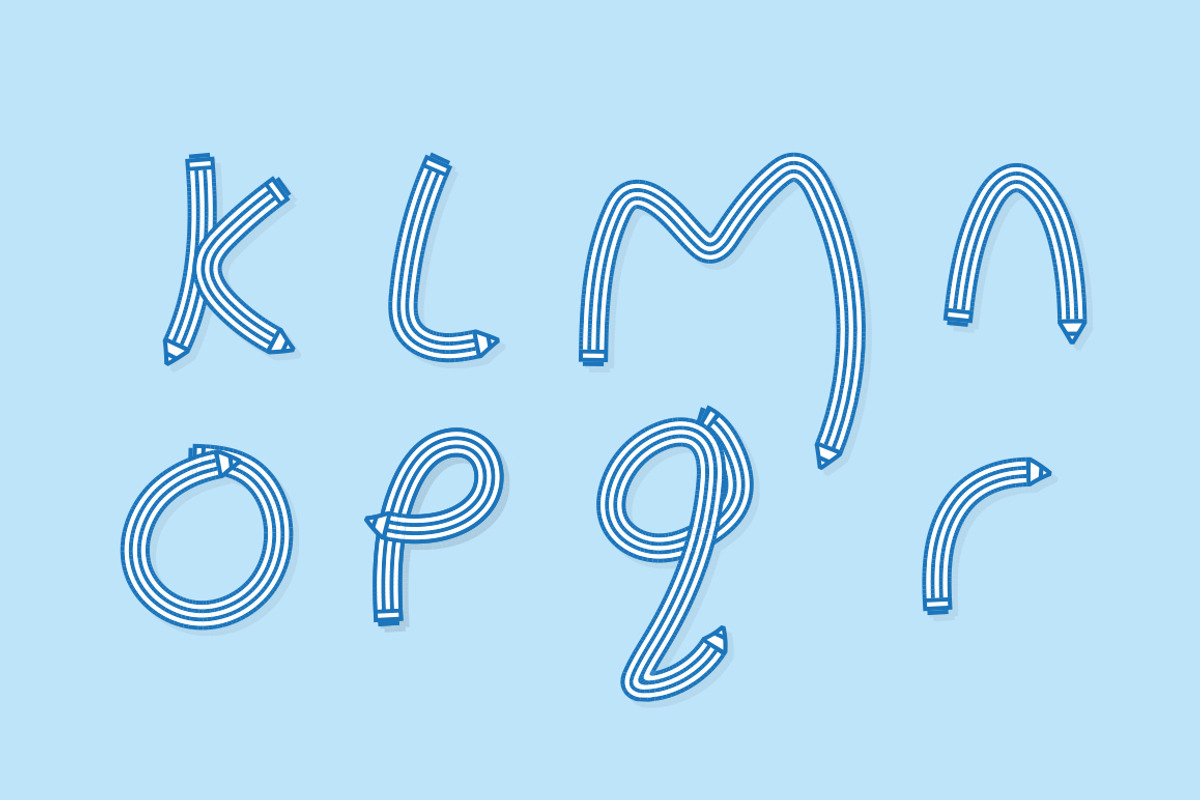 Pencil Font preview 3