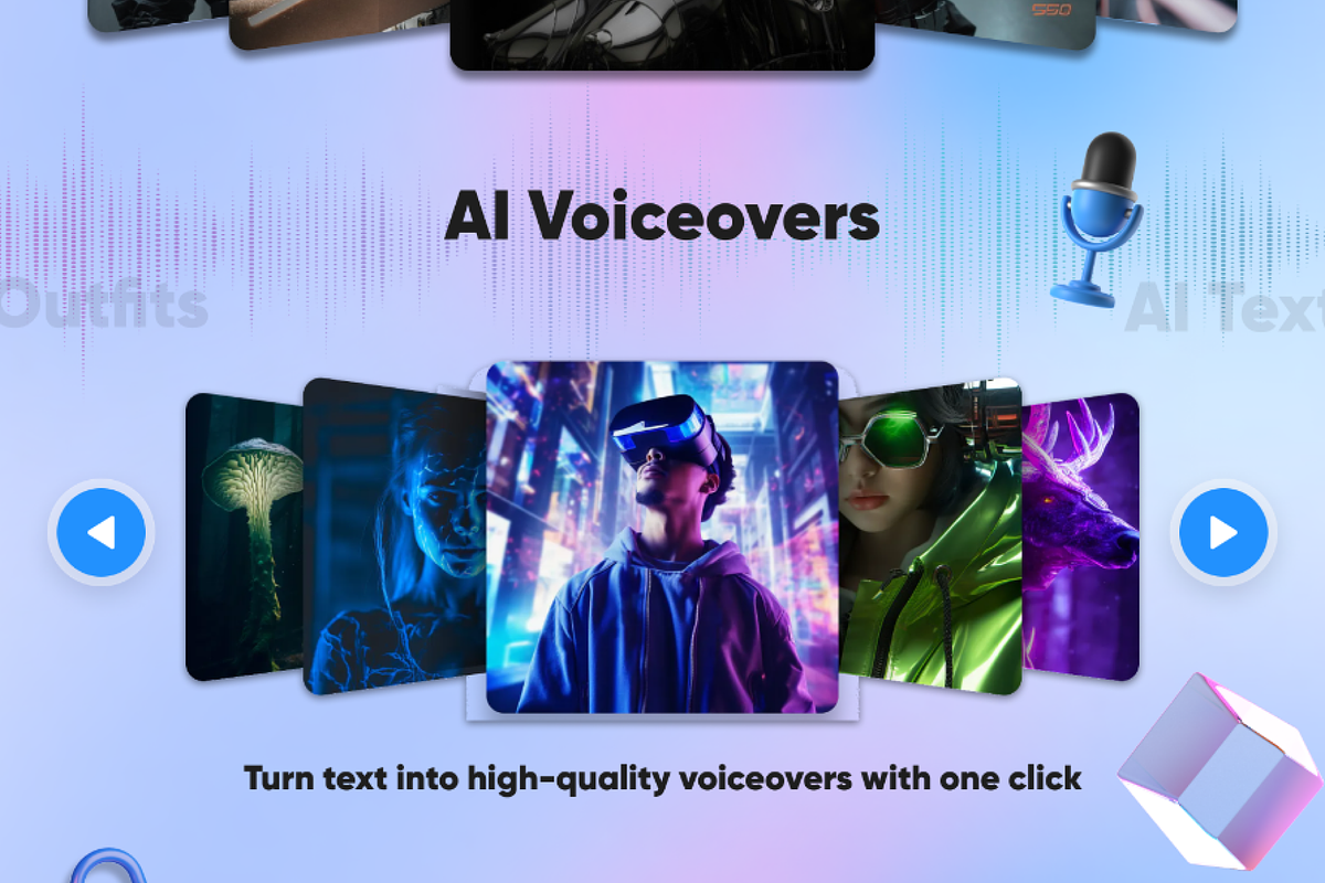 SoulsCast | AI Video Generator, a Landing Page Template by Sufian Masood (Photo 4 of 5)