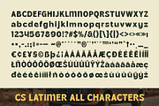 CS Latimer – Retro Font, a Sans Serif Font by Craft Supply Co. (Thumbnail 8 of 8)