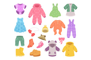 New born clothes. Little baby tools, an Object Illustration by Onyx