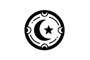 Decorative Lunar Phase Design, a Graphic by BIPLOB EXPERT (Thumbnail 3 of 13)