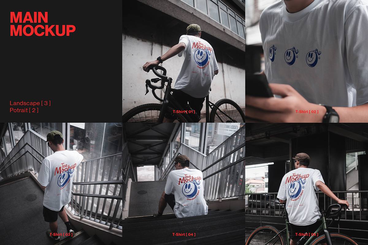 CYCLING T-SHIRT MOCKUP, a Shirt Mockup by XAL (Photo 5 of 7)