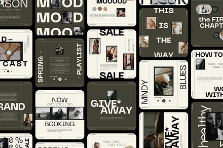 Grace - Aesthetic Canva Insta Posts, a Social Media Template by SilverStag Type Foundry