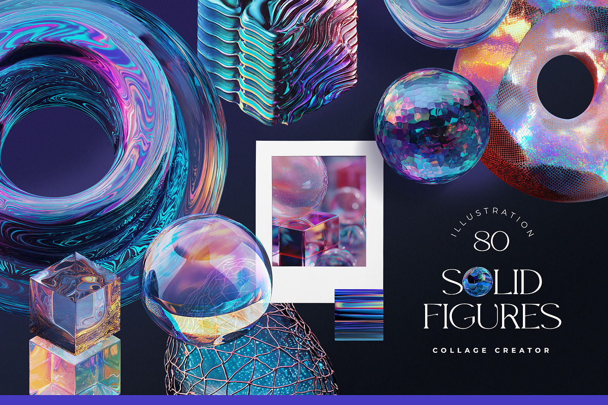 Solid Figures | Collage Creator, an Object Graphic by Leleka.Store (Photo 1 of 22)
