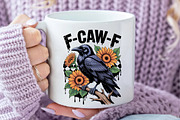 Crow Raven PNG, F-CAW-F Funny Hallow, an Illustration by Daily.Designs (Thumbnail 3 of 5)