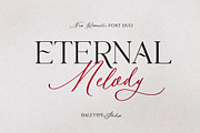 Eternal Melody - Romantic Font Duo, a Script Font by Bale Type (Thumbnail 1 of 10)