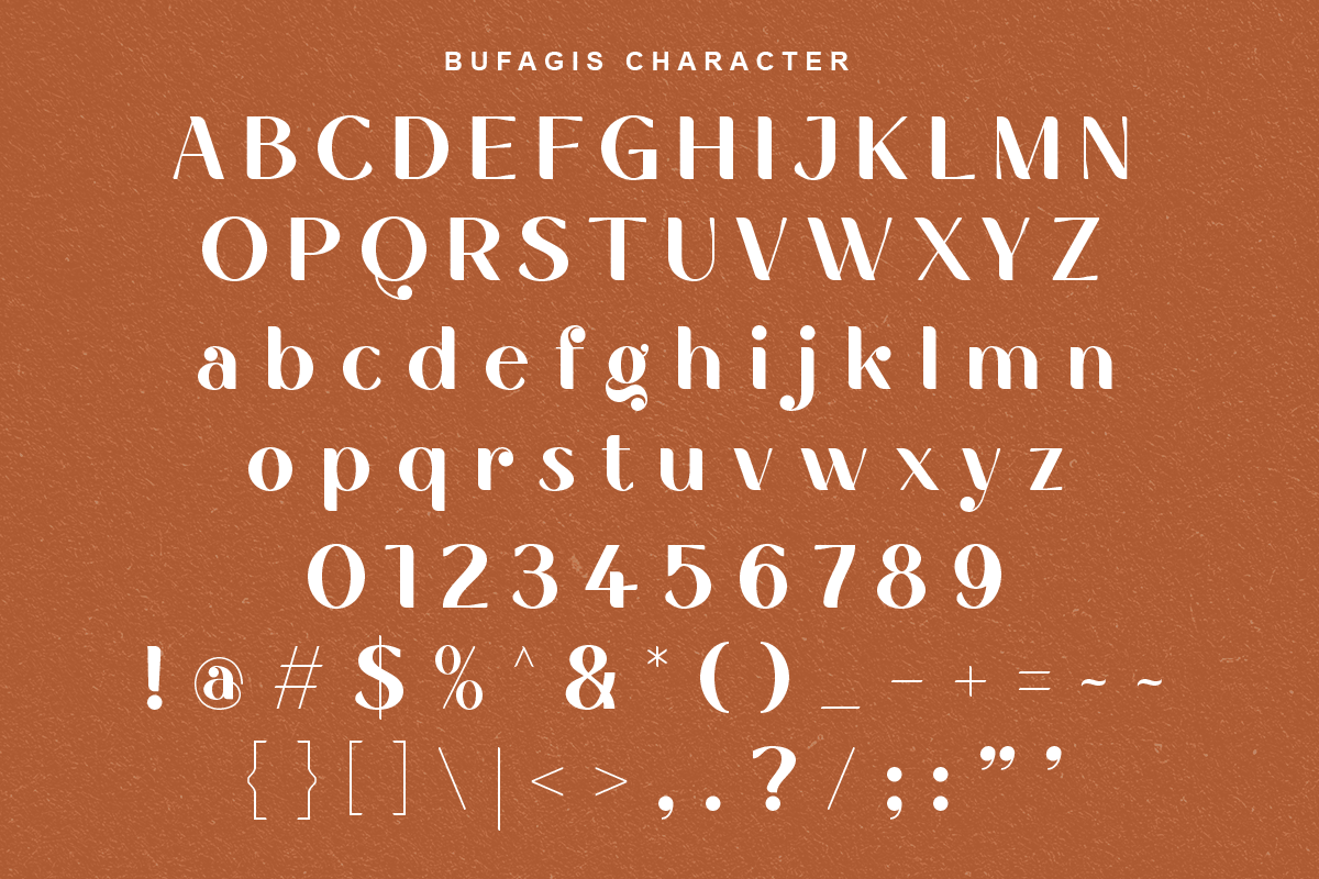 Bufagis - Stylish Sans Font, a Sans Serif Font by RagamKata (Photo 8 of 10)