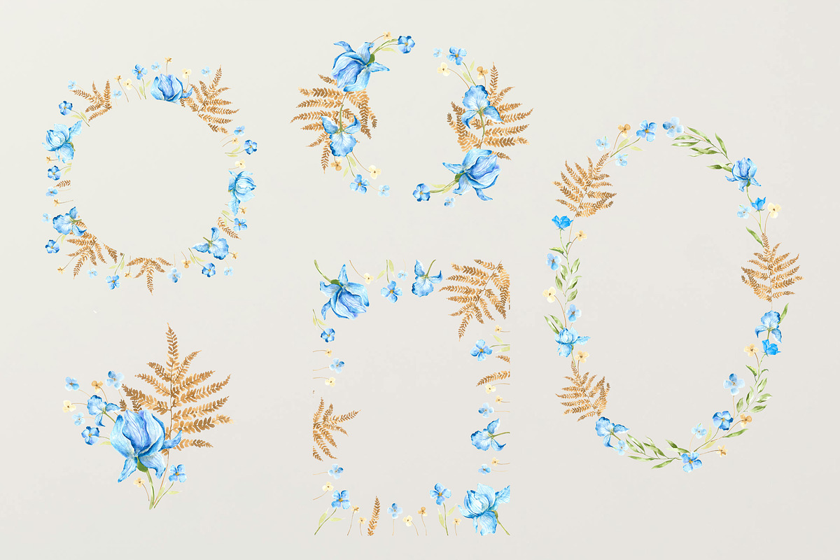 Delicate Wildflower Wedding set, an Invitation Template by Artberriez (Photo 4 of 5)
