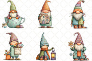 Quirky Christmas Gnome Clipart, an Illustration by Black Bird Studio (Thumbnail 4 of 6)