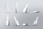 Paint Brush Mock-Up, a Product Mockup by DesignRushMarket (Thumbnail 2 of 7)