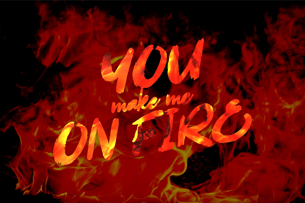 SOUL PAINT Brush Font preview 3