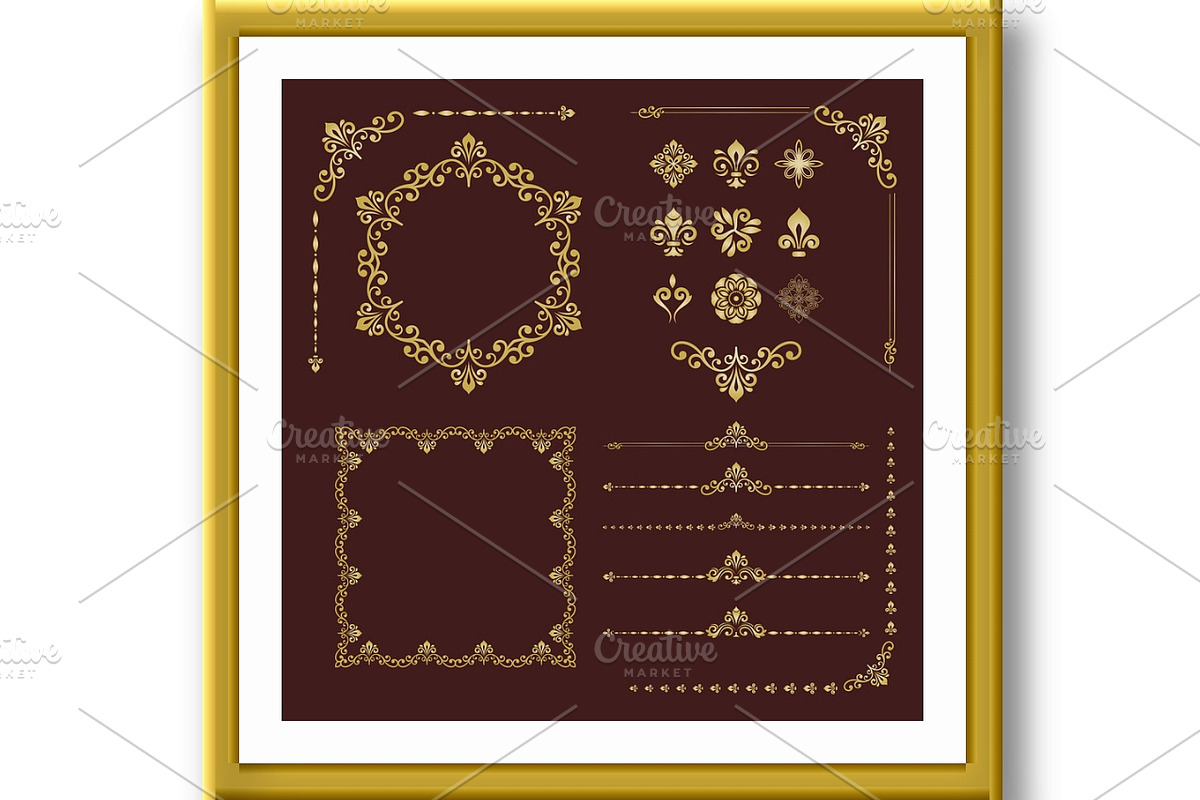 Vintage Big Set of Classic Patterns, a Pattern Graphic by FineArtStudio