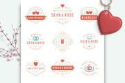 18 Wedding Logos and Badges, a Branding & Logo Template by Vasya Kobelev (Thumbnail 14 of 15)