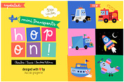 Hop On! Cute Mini Transports, an Education Illustration by Isa De Gregorio (Thumbnail 1 of 8)