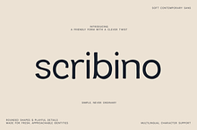 Scribino Rounded Contemporary Sans