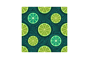 Citrus Circuitry Digital Paper, a Pattern Graphic by FloridPrintables (Thumbnail 2 of 6)