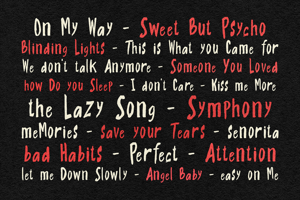 Awascoh Handmade Handwritten Scrawl, a Handwritten Font by Maulana Creative (Photo 4 of 7)