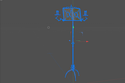 Vintage music stand, a Furniture 3D Model by Snji | 3D Models (Thumbnail 7 of 12)