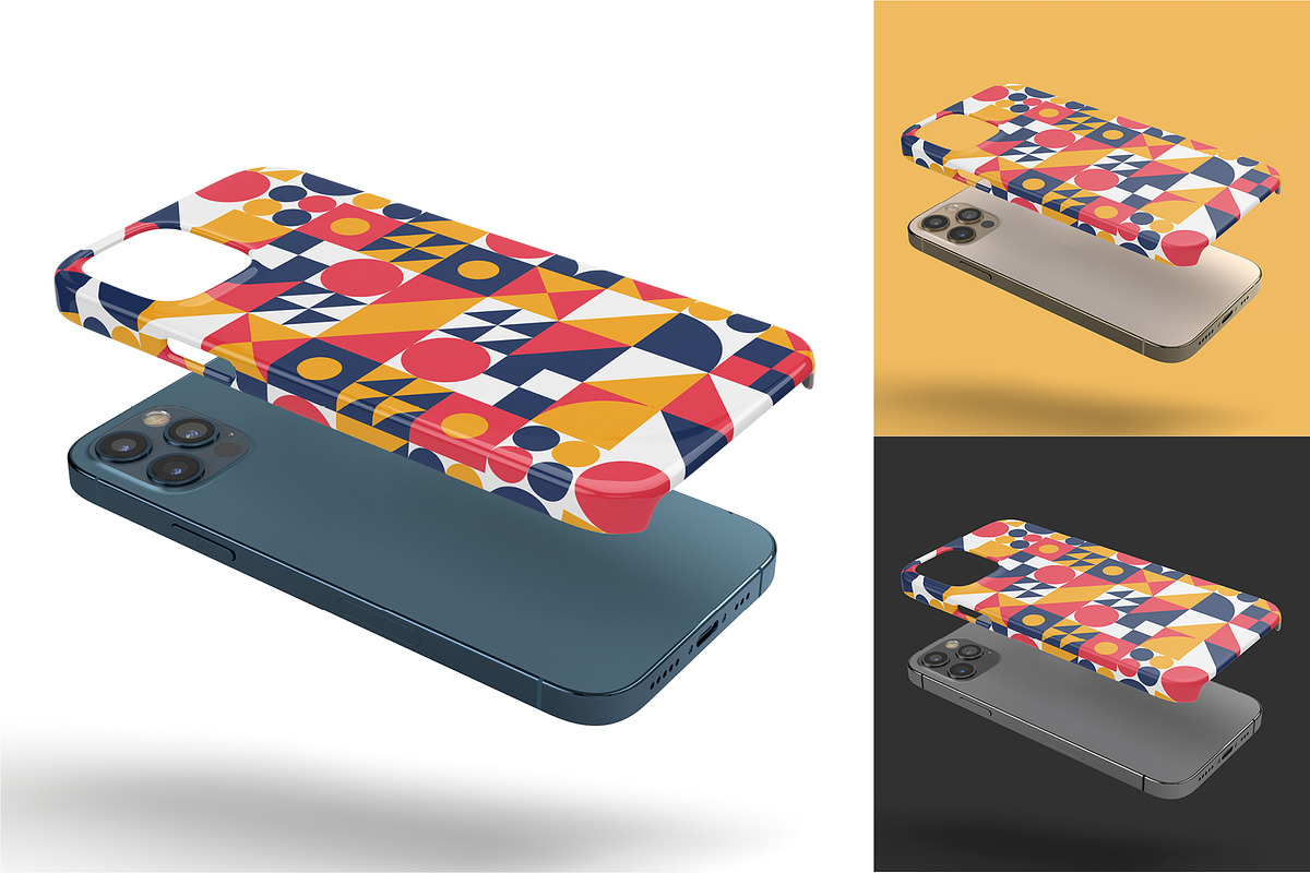Phone 12 Pro Snap Case Mock-up, an iPhone Mockup by Colatudo Store (Photo 4 of 8)