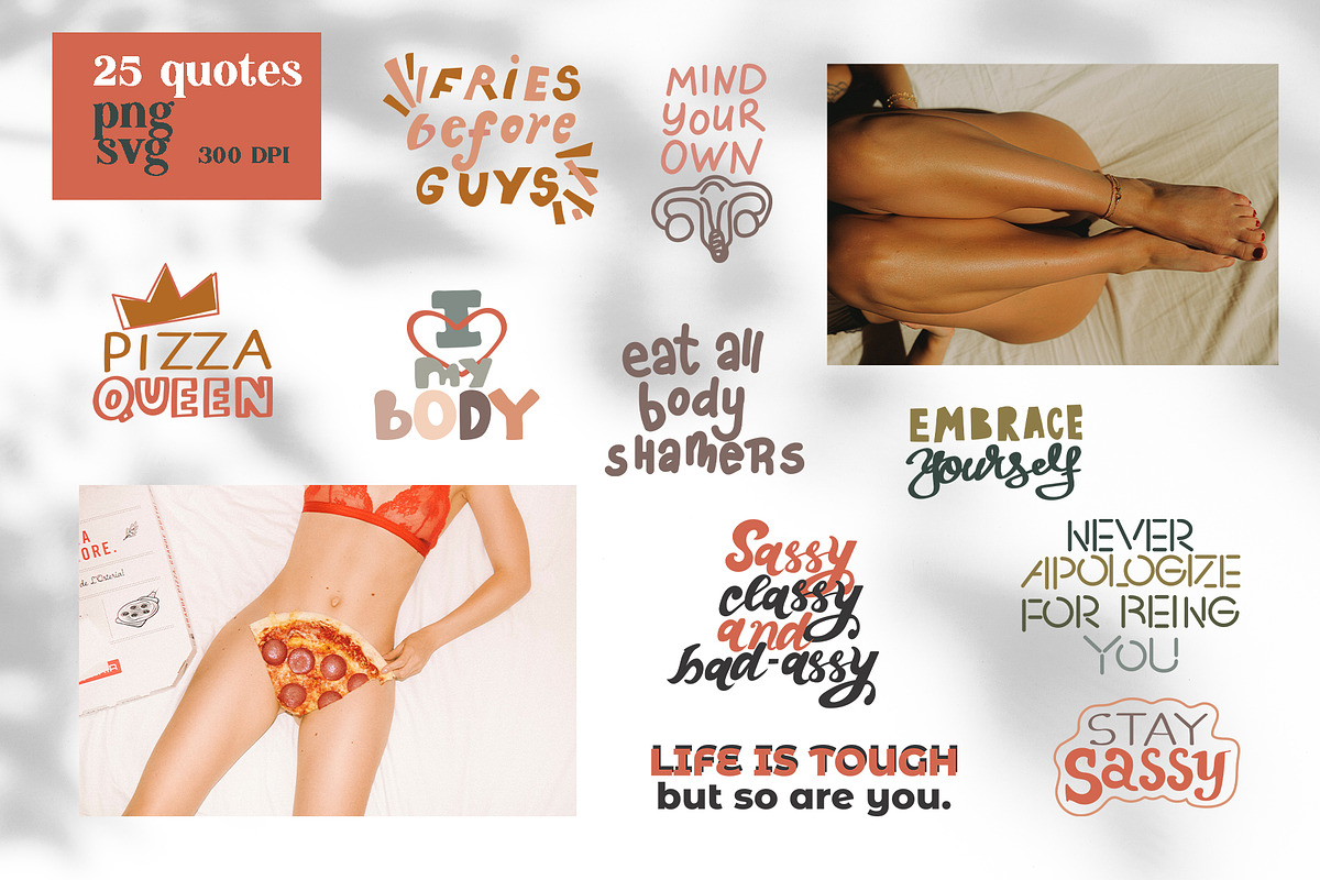 Body Positive Vector Collection, a Person Illustration by Kate Galunga Artstore (Photo 5 of 22)