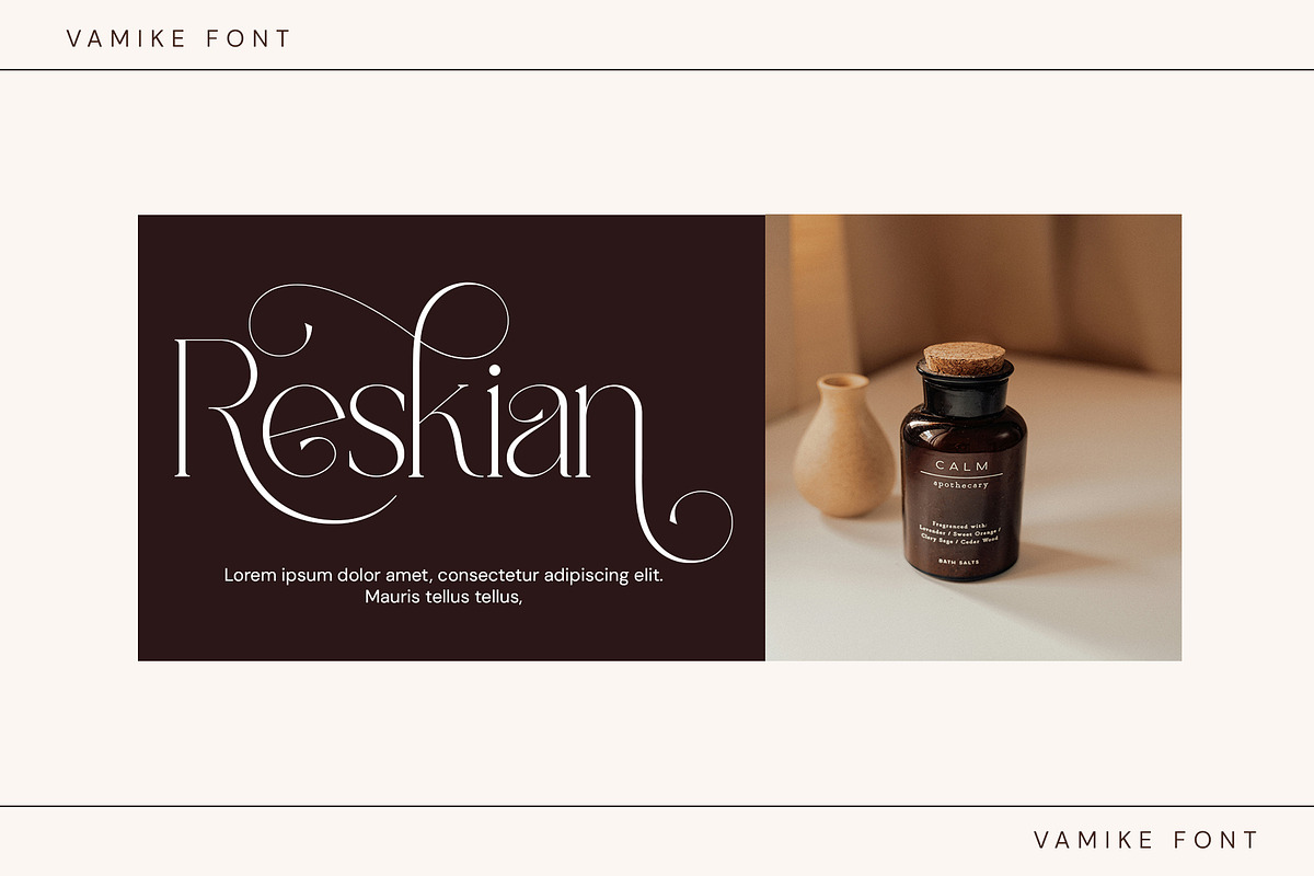 Vamike Serif Font, a Serif Font by Ermedia Studio (Photo 9 of 10)