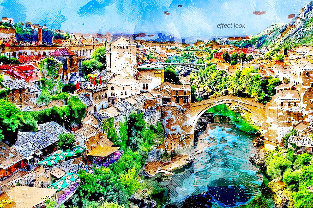 Aquarelleum Urban Sketcher Action, an Action Add-On by MRI STUDIO (Photo 11 of 13)