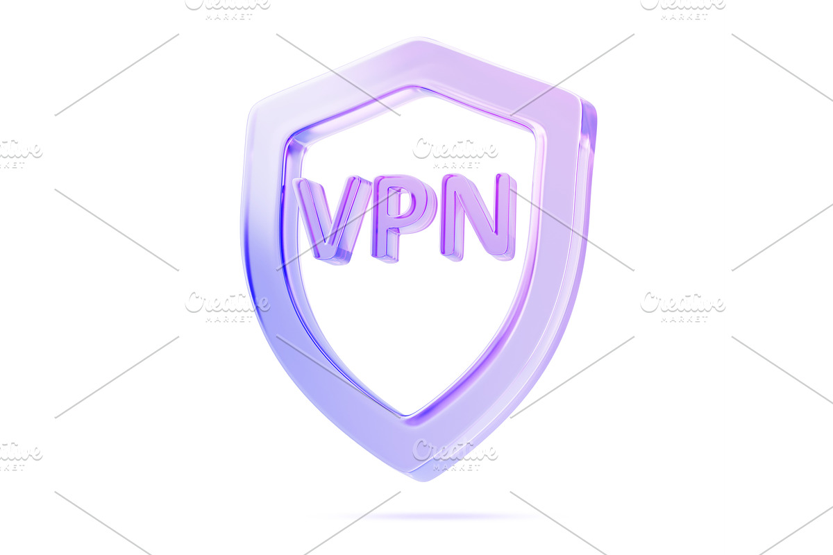 3d glass holographic security shield, a Technology Illustration by Marozhkastudio