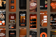 Black & Orange Social Media Template, a Social Media Template by My Template Studio (Thumbnail 9 of 19)