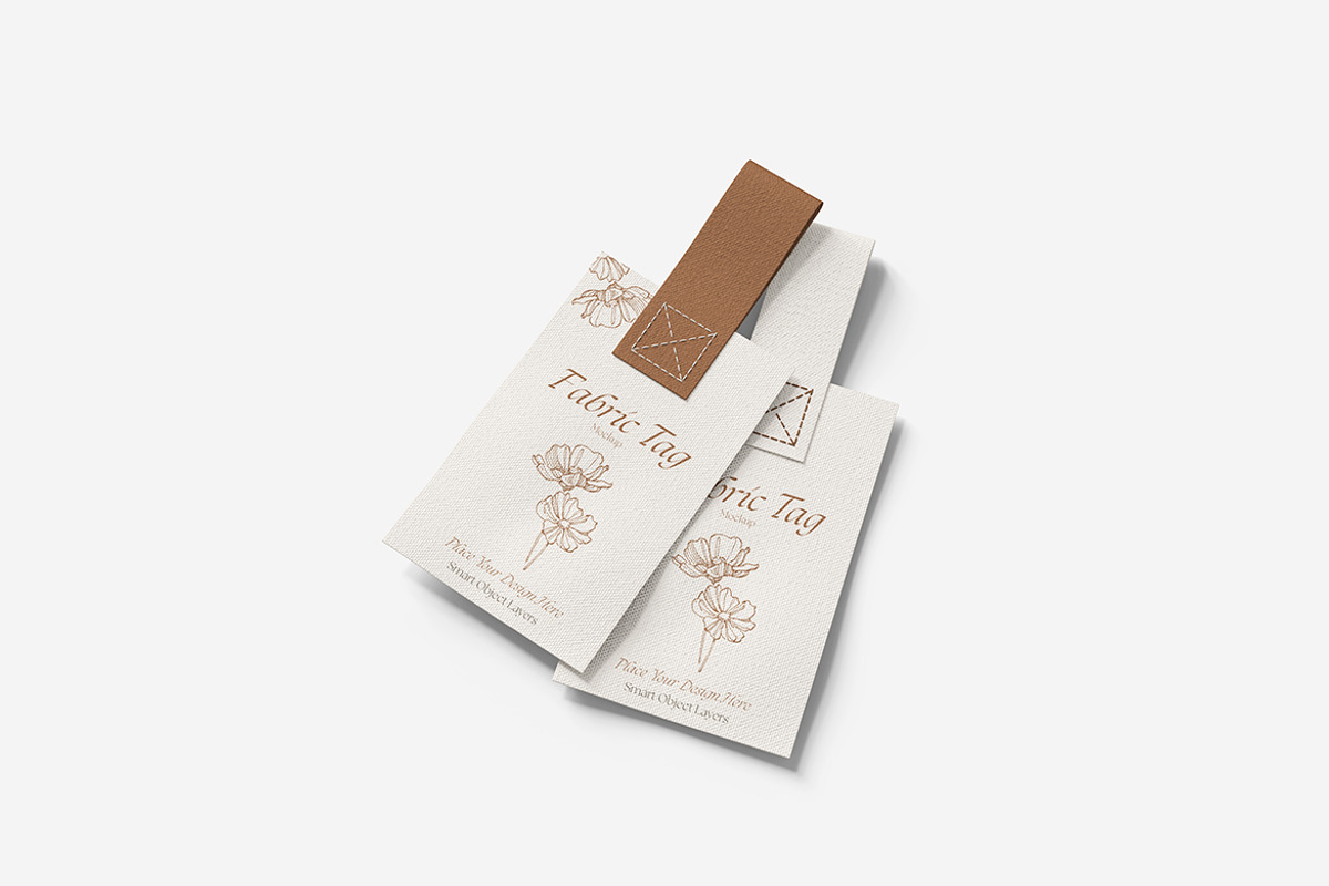 Fabric Tag Mockup, a Product Mockup by MrLetters (Photo 4 of 5)
