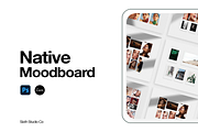 Native Mood Board | Canva Ps, a Social Media Template by Sixth Studio Co (Thumbnail 1 of 5)