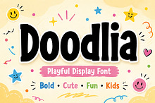 Doodlia – Playful Display Font