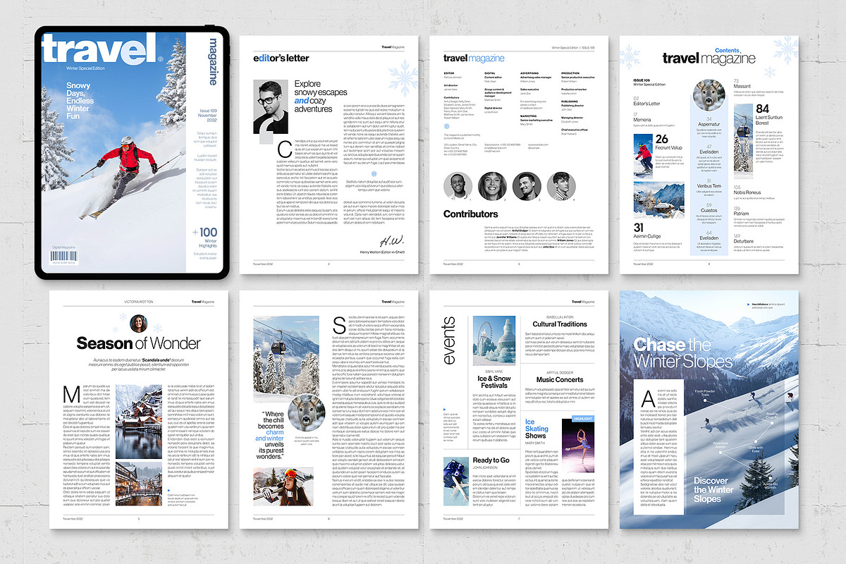 Digital Winter Travel Magazine preview 3