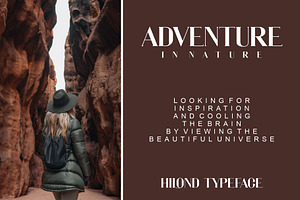 HILOND Modern Serif Typeface