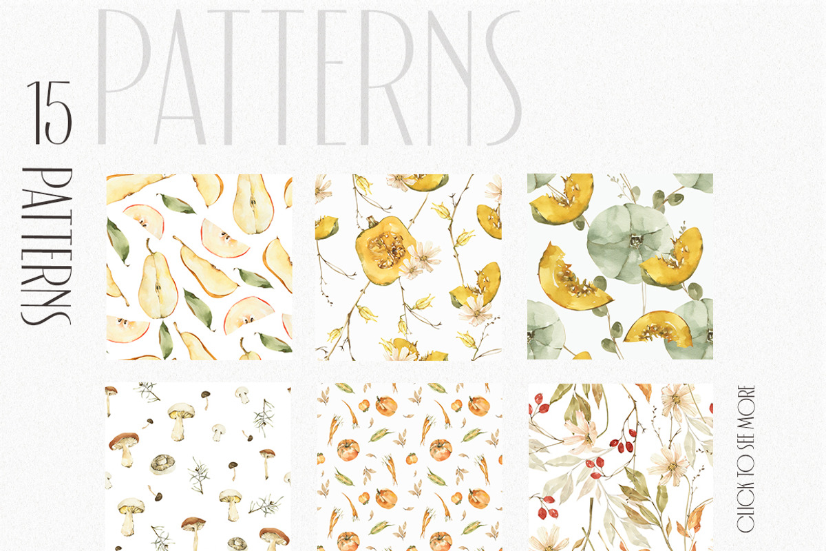 Just AUTUMN watercolor collection., an Object Illustration by ArtMaslyana (Photo 15 of 17)
