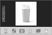 Protein Shaker Mockup, an Advertising Mockup by Bruno's Shop (Thumbnail 2 of 3)