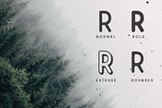 Mirandah | Monoline Font Family, a Sans Serif Font by Arterfak Project (Thumbnail 4 of 11)