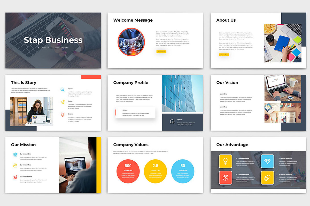 Stap Business Presentation Template, a Presentation Template by TypeMakers (Photo 4 of 5)