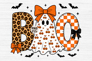 Boo Halloween Cherry Pumpkin PNG, a Seasonal Illustration by Libby Wishes (Thumbnail 1 of 3)
